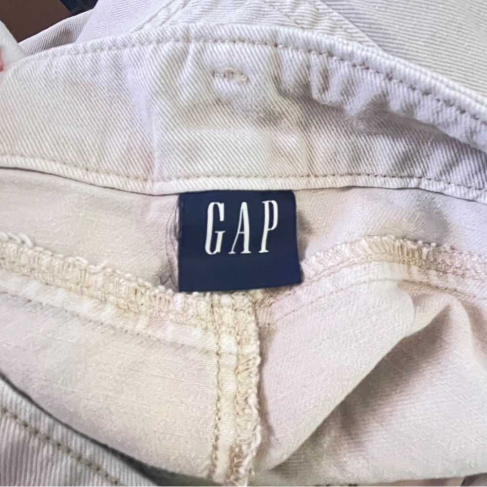 Gap Women’s Size 6 TALL wide leg Loose Khaki Pants - Picture 5 of 7